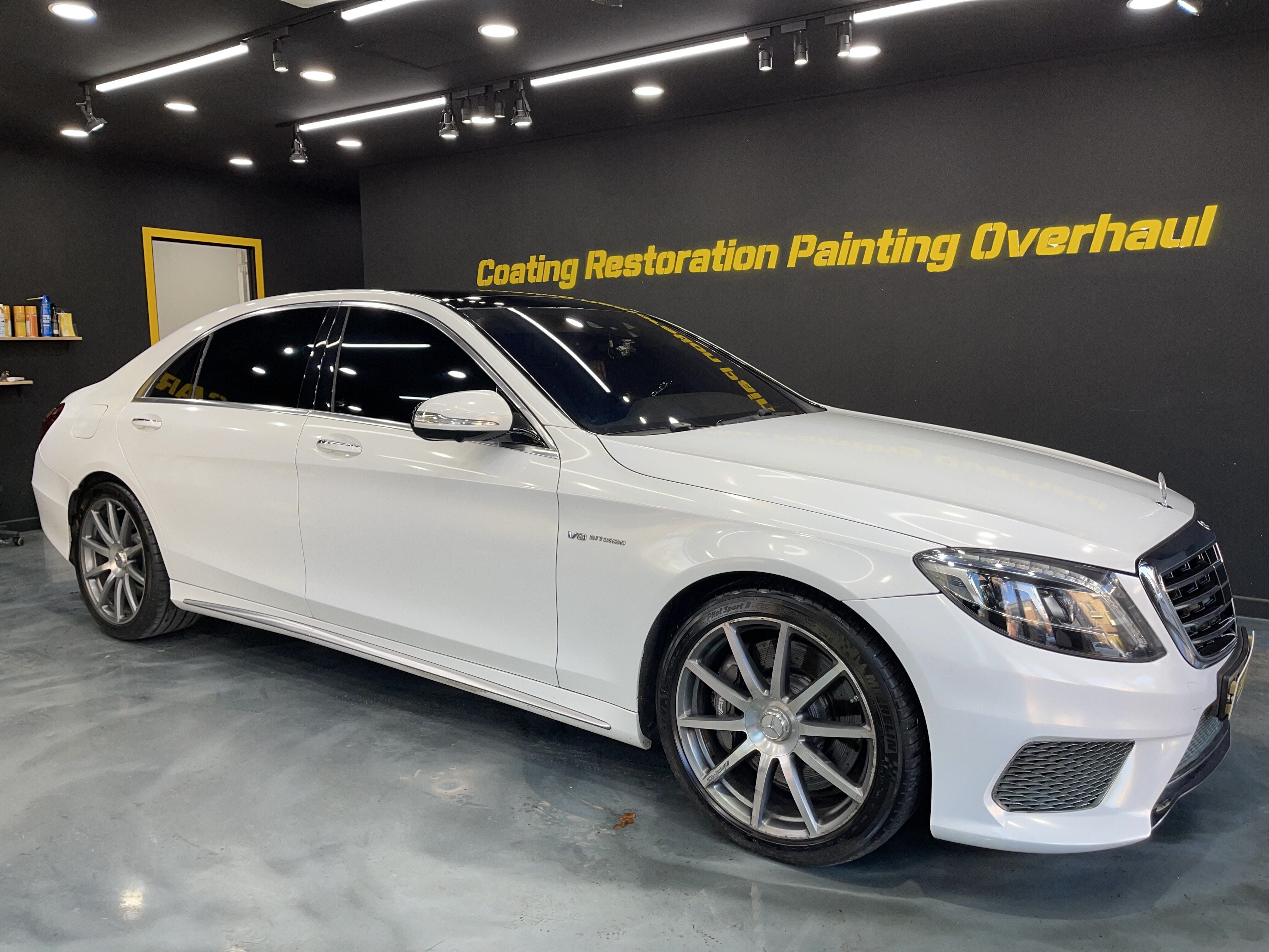 일산랩핑 벤츠s63 amg 완벽한사고처리 재시공전문업체!</a>