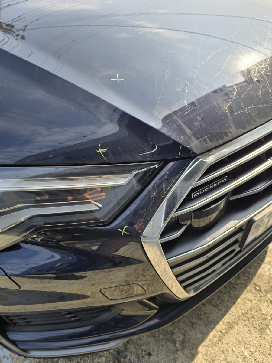 일산덴트 아우디 A6 보험자차수리로 올케어 받는 자동차수리맛집(중고부품교환,휠복원)</a>